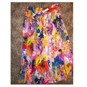Floral H&M Maxi Skirt